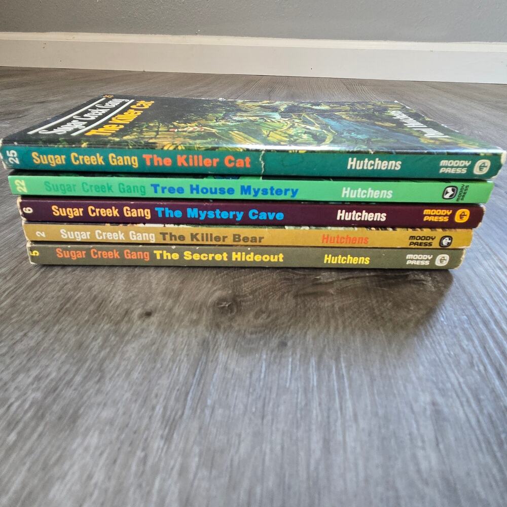 Paul Hutchens Sugar Creek Gang Mystery Book Lot of 5 Paperbacks